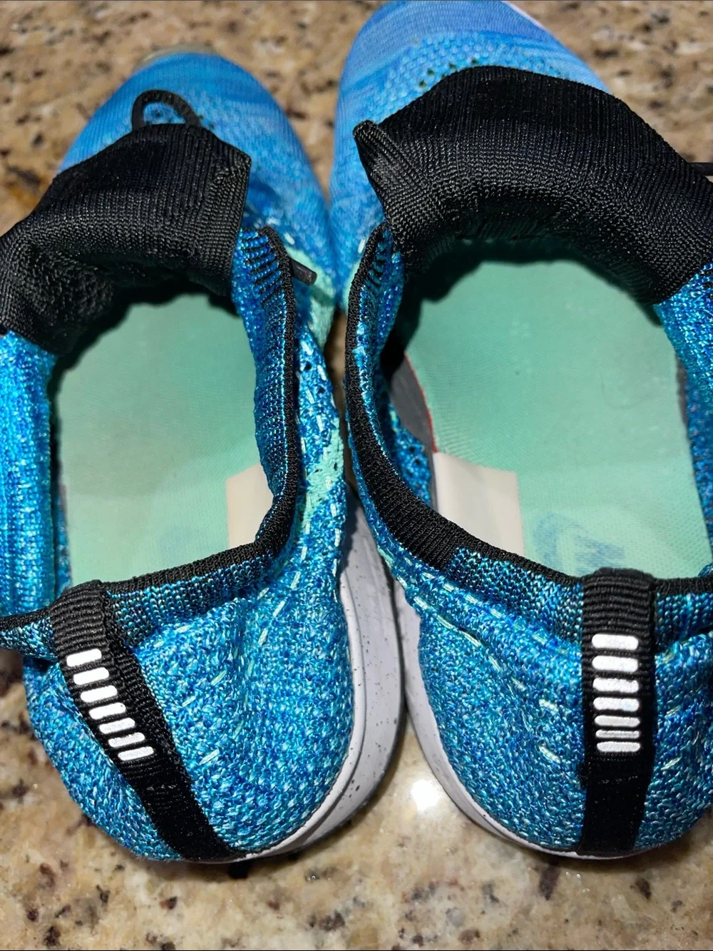 Nike Flyknit Zoom Blue Running Shoes